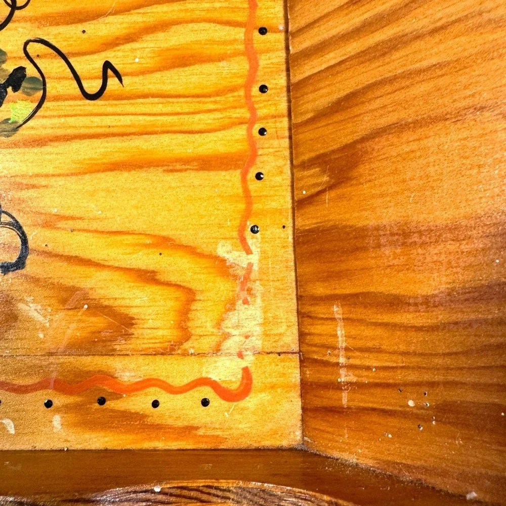 Handmade vintage wood